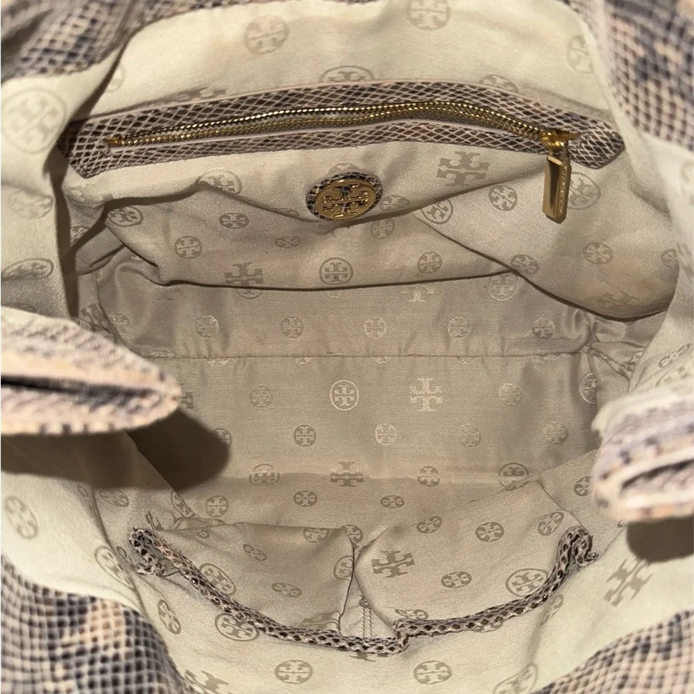 Tory Burch Python Embossed Shoulder Bag EUC - Picture 9 of 9